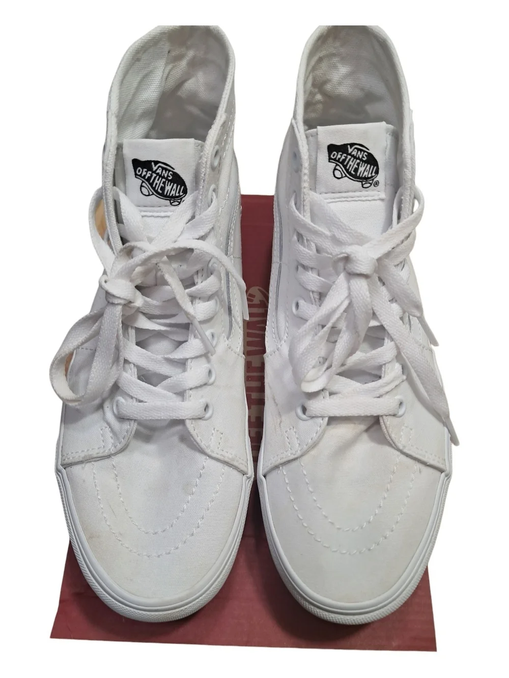 Vans Sk8-Hi Tapered Stackform White High Top Sneakers Size 9 Women’s ( 25.5 cm )